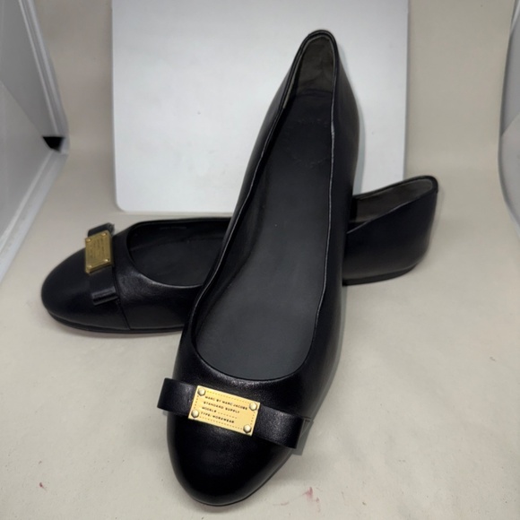 Marc by Marc Jacobs Tuxedo Black Ballet Flats Size 38 - Picture 6 of 6
